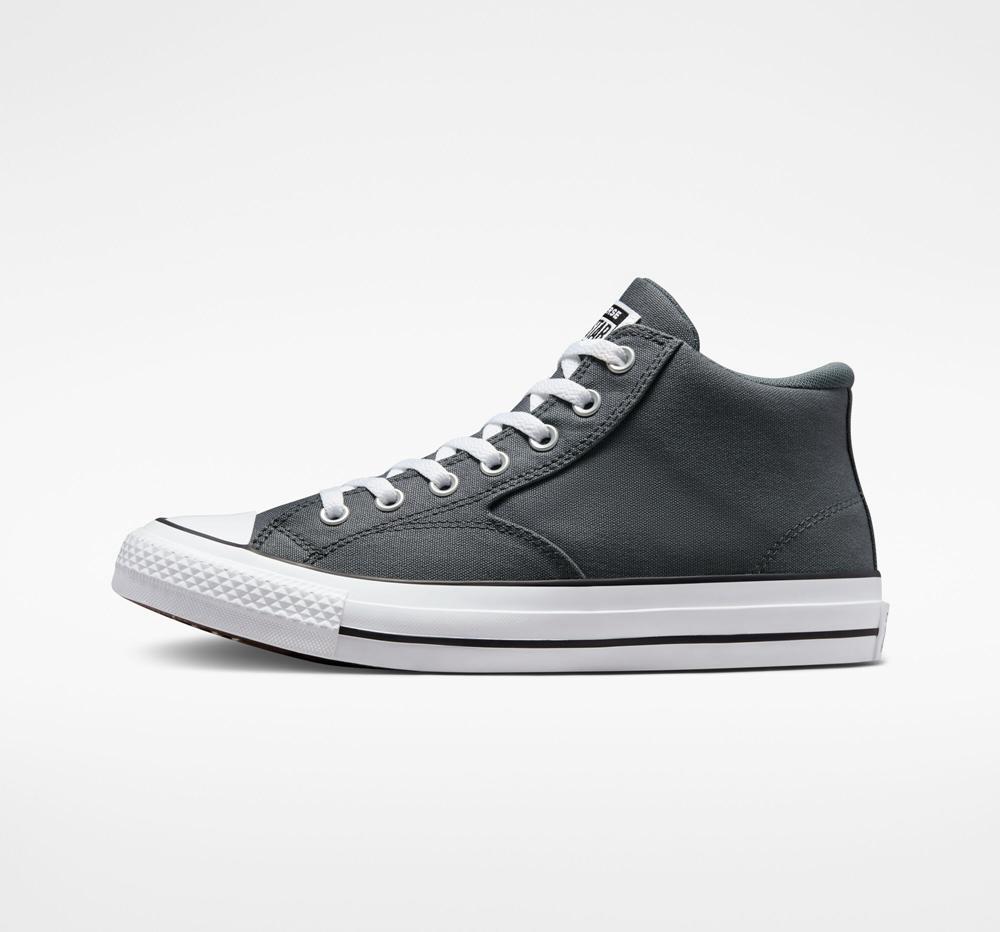 Iron Grey / White / Black Men's Converse Chuck Taylor All Star Malden Street Unisex Mid Low Tops  India |  BKVN-64798