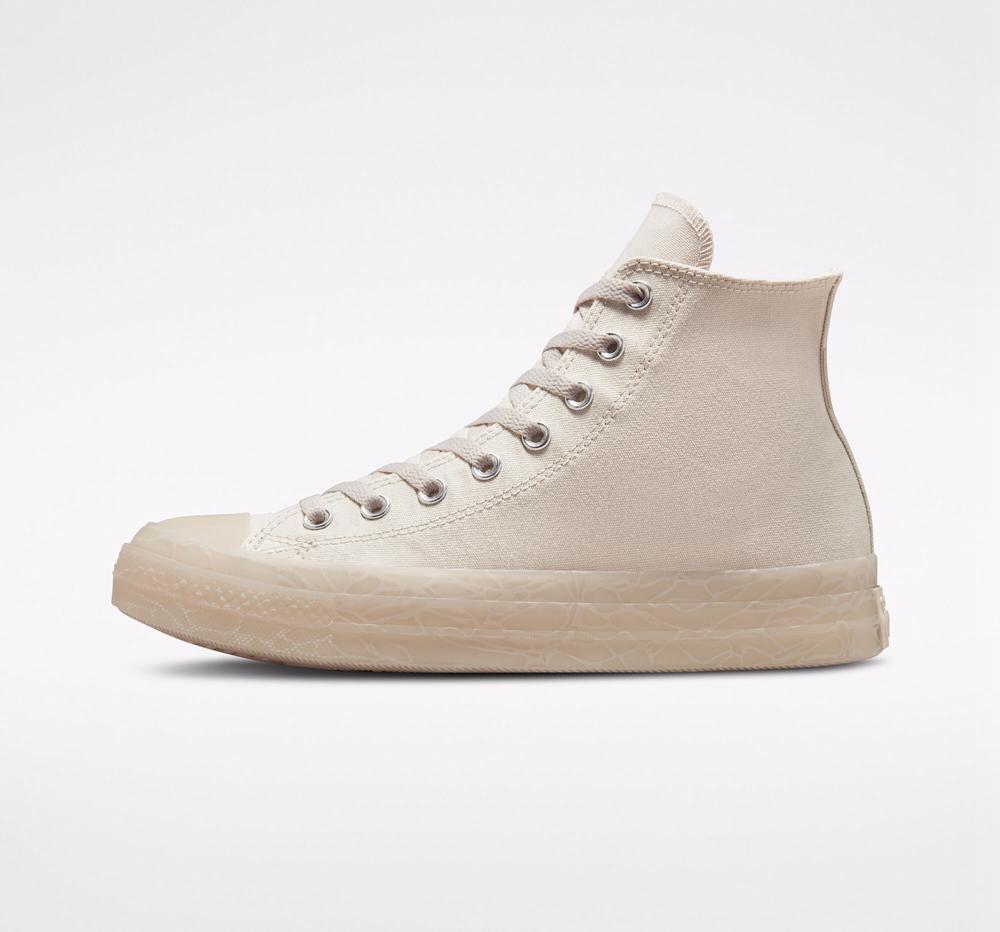 Khaki Desert Sand / Pale Putty Men's Converse Chuck Taylor All Star Cx Tonal Bark Unisex High Tops  India |  SBCD-12740