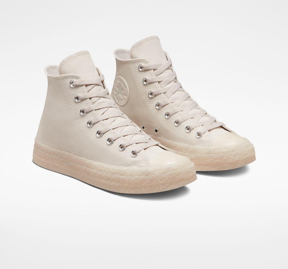 Khaki Desert Sand / Pale Putty Men's Converse Chuck Taylor All Star Cx Tonal Bark Unisex High Tops  India |  SBCD-12740