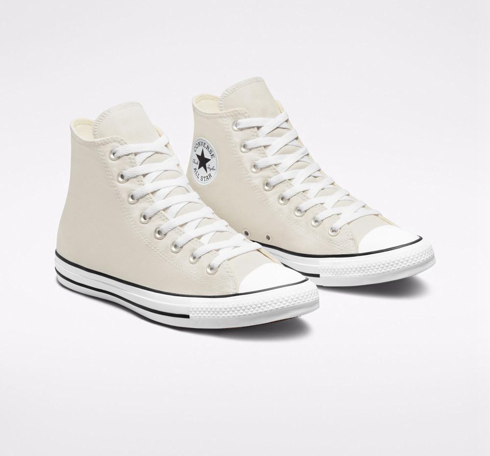 Khaki Pale Putty Men's Converse Chuck Taylor All Star Seasonal Color Unisex High Tops  India |  WENA-62180