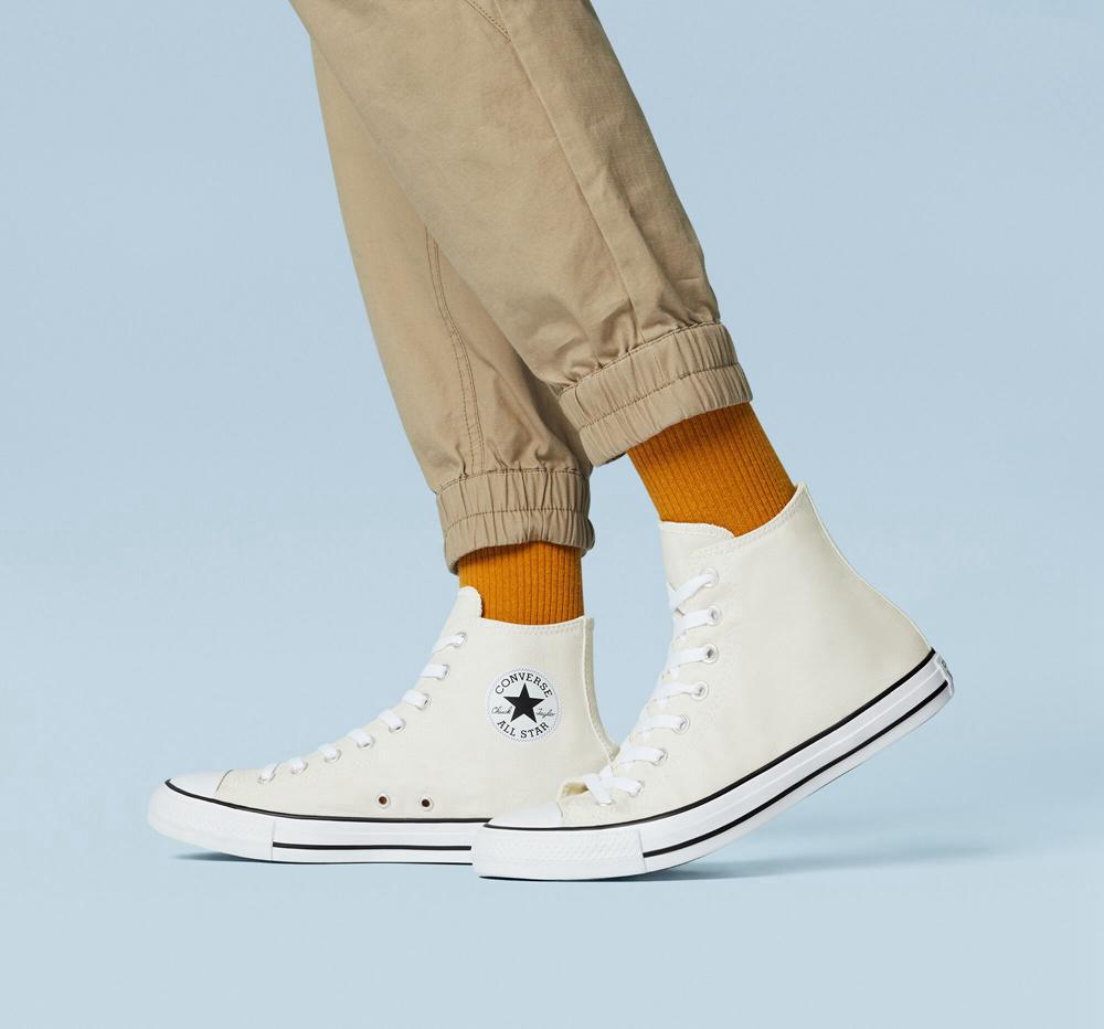 Khaki Pale Putty Men's Converse Chuck Taylor All Star Seasonal Color Unisex High Tops  India |  WENA-62180