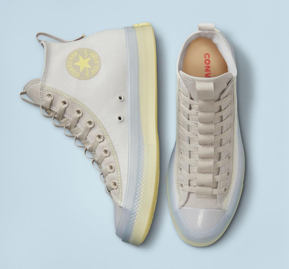 Khaki Pale Putty / Papyrus Men's Converse Chuck Taylor All Star Cx Explore Desert Sunset Unisex High Tops  India |  MBPE-05246