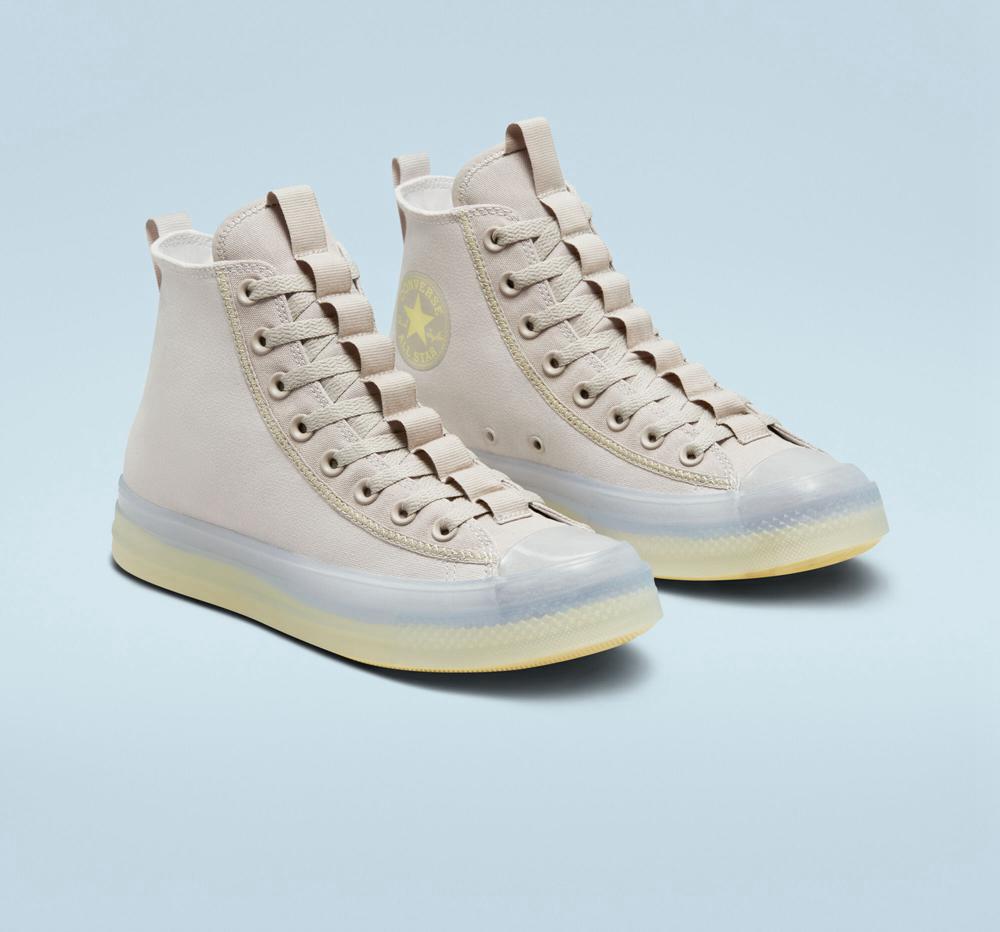 Khaki Pale Putty / Papyrus Men's Converse Chuck Taylor All Star Cx Explore Desert Sunset Unisex High Tops  India |  MBPE-05246