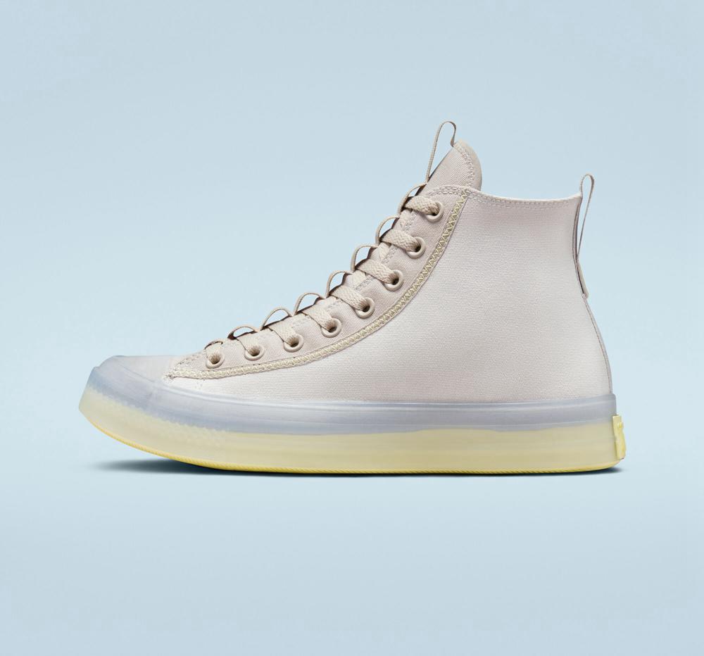 Khaki Pale Putty / Papyrus Men's Converse Chuck Taylor All Star Cx Explore Desert Sunset Unisex High Tops  India |  YVMB-35689