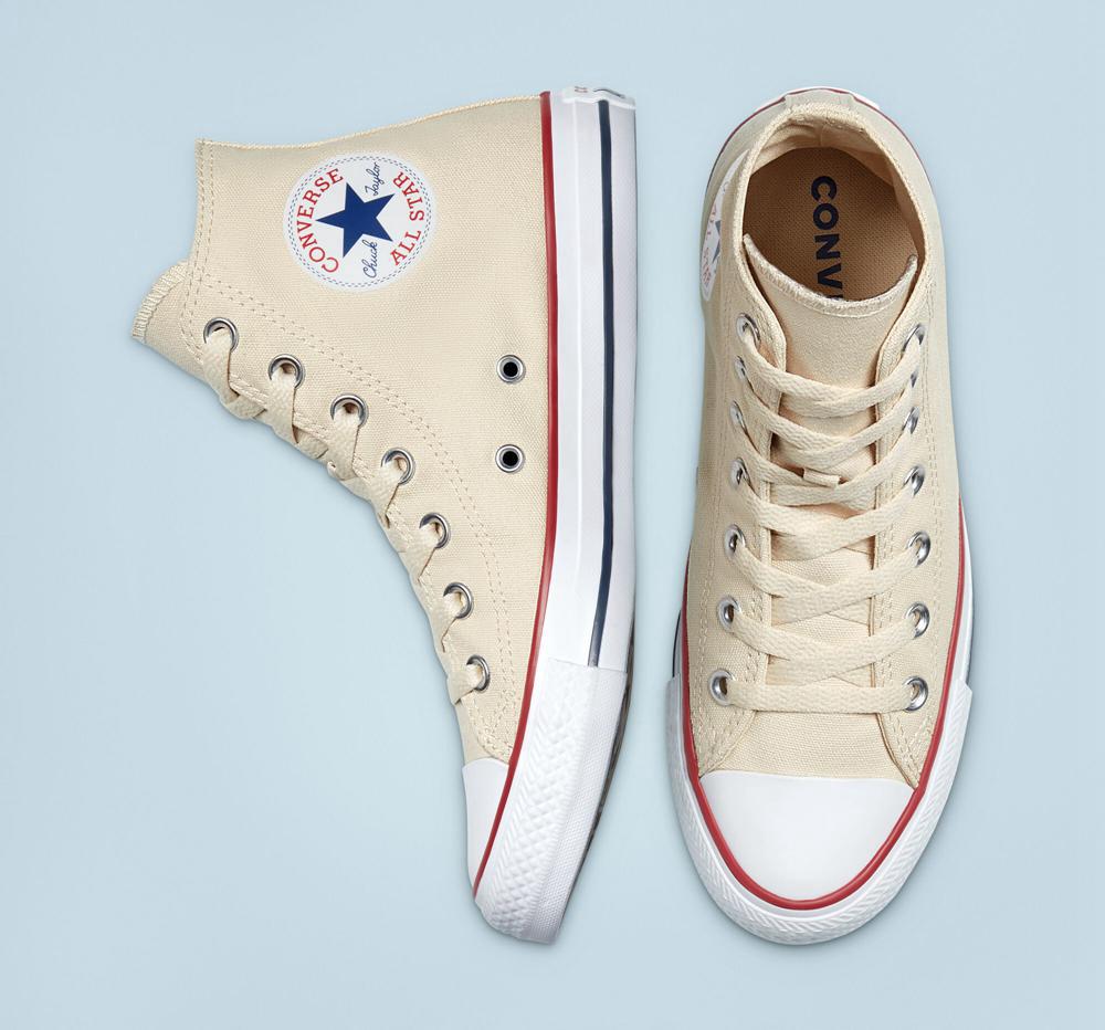 Natural Ivory Women's Converse Chuck Taylor All Star Classic Unisex High Tops  India |  BAYG-25016