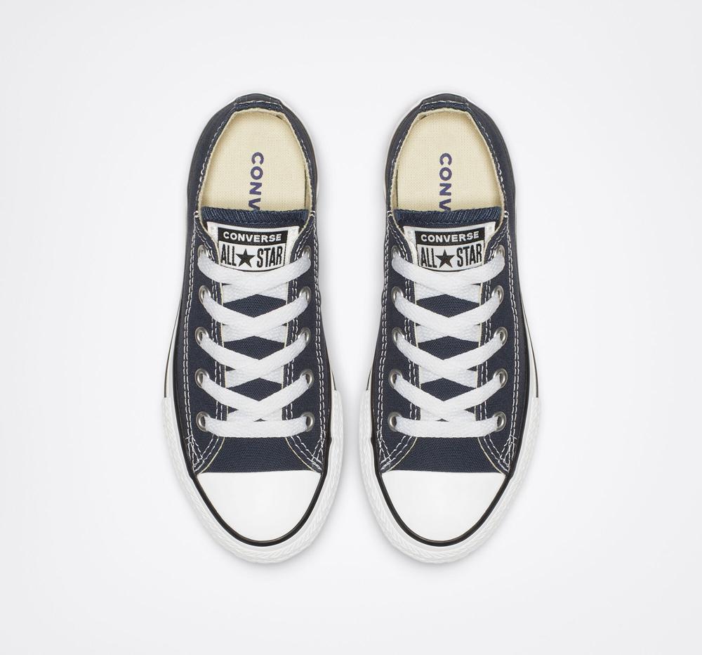 Navy Boys' Converse Chuck Taylor All Star Classic Little Kids Low Tops  India |  QRWF-53729