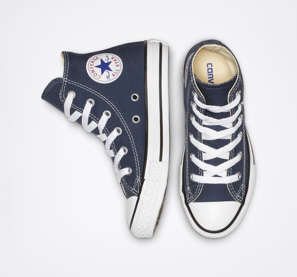 Navy Boys' Converse Chuck Taylor All Star Classic Little Kids High Tops  India |  SCIN-19346