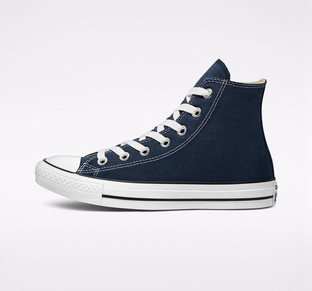 Navy Men's Converse Chuck Taylor All Star Classic Unisex High Tops  India |  DVQH-06942