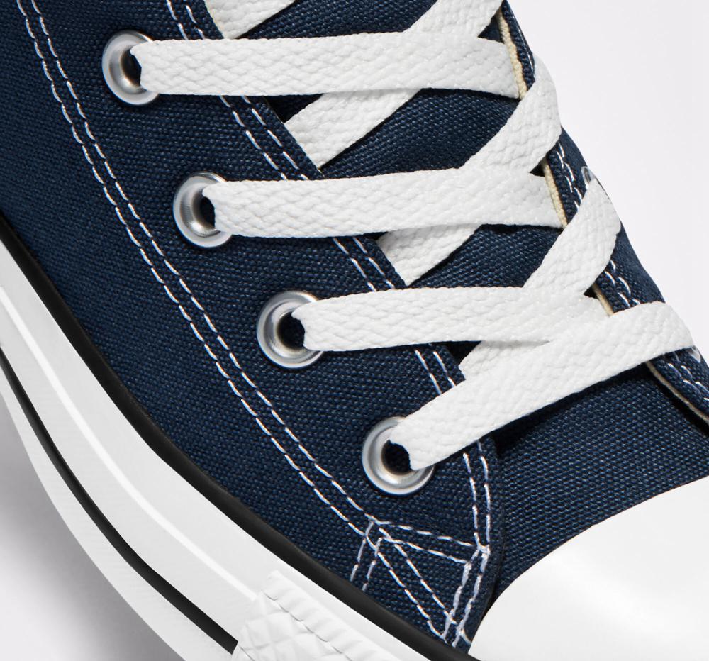 Navy Men's Converse Chuck Taylor All Star Classic Unisex High Tops  India |  DVQH-06942