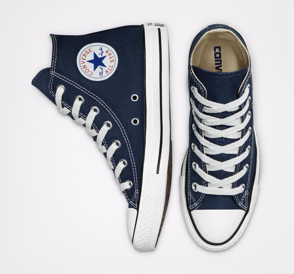 Navy Men's Converse Chuck Taylor All Star Classic Unisex High Tops  India |  DVQH-06942