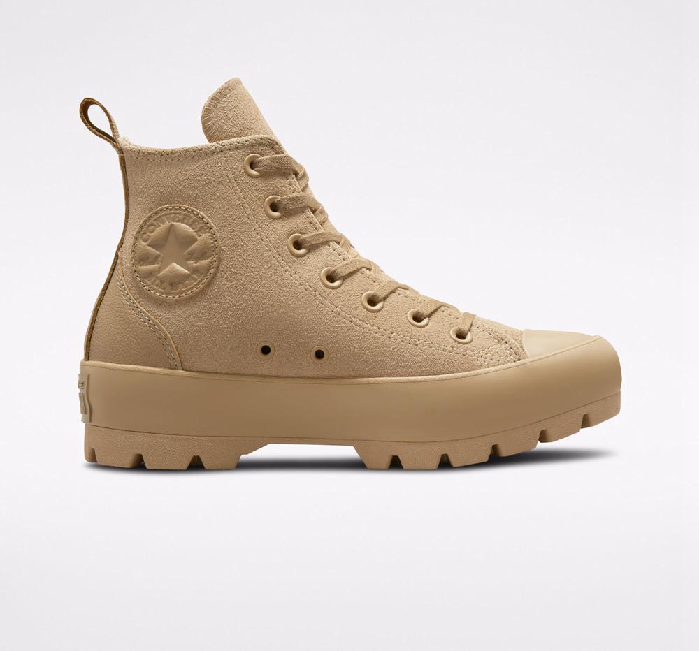 Nomad Khaki / Nomad Khaki Women\'s Converse Lugged Chuck Taylor All Star Boots  India |  JSLU-41708