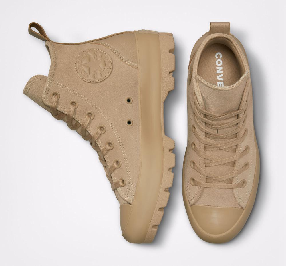 Nomad Khaki / Nomad Khaki Women's Converse Lugged Chuck Taylor All Star High Tops  India |  VDCS-05187