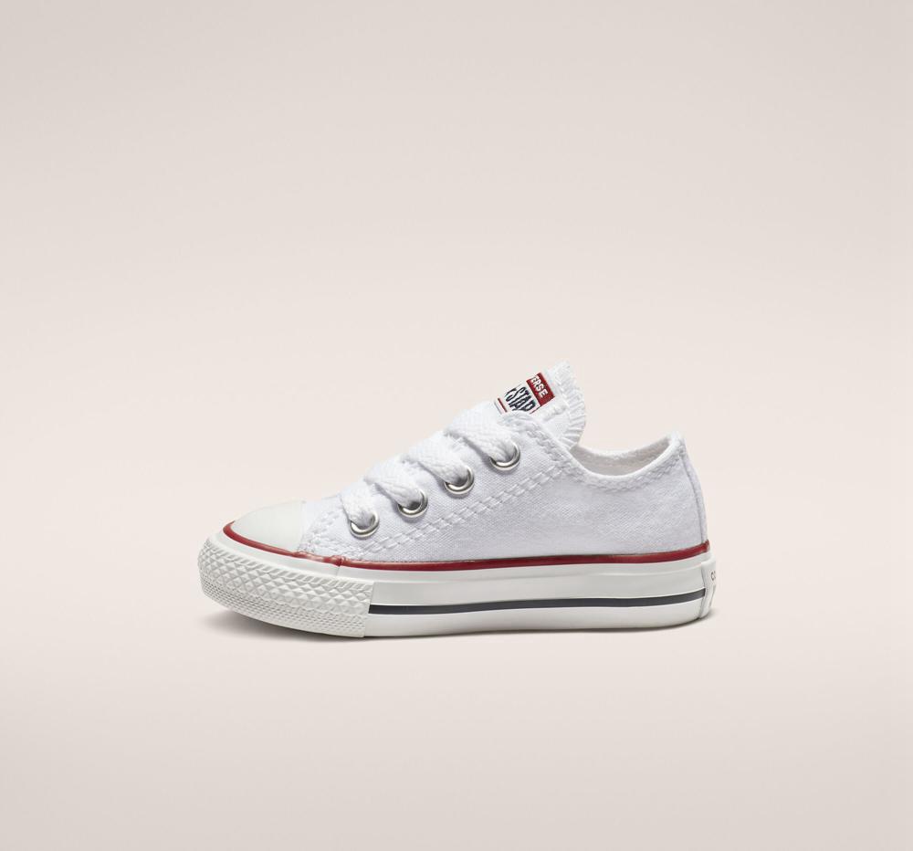 Optical White Boys' Converse Chuck Taylor All Star Classic Toddler Low Tops  India |  BDEH-32094