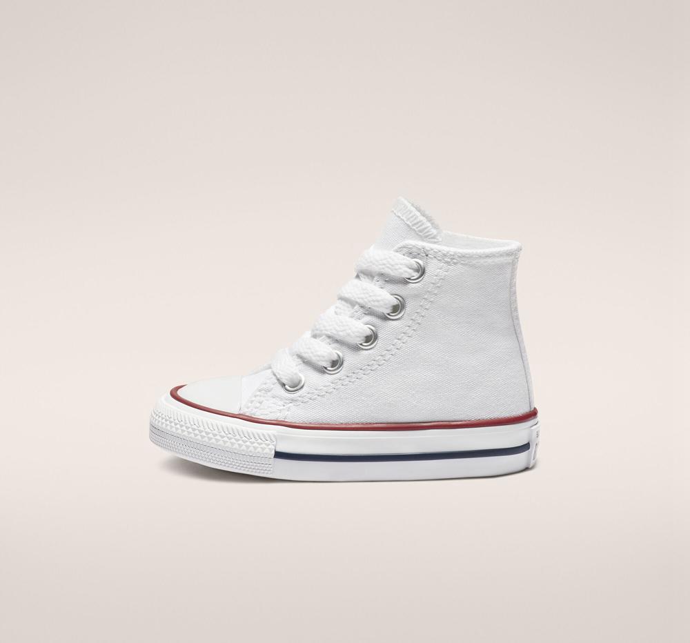 Optical White Boys' Converse Chuck Taylor All Star Classic Toddler High Tops  India |  CHJV-68072