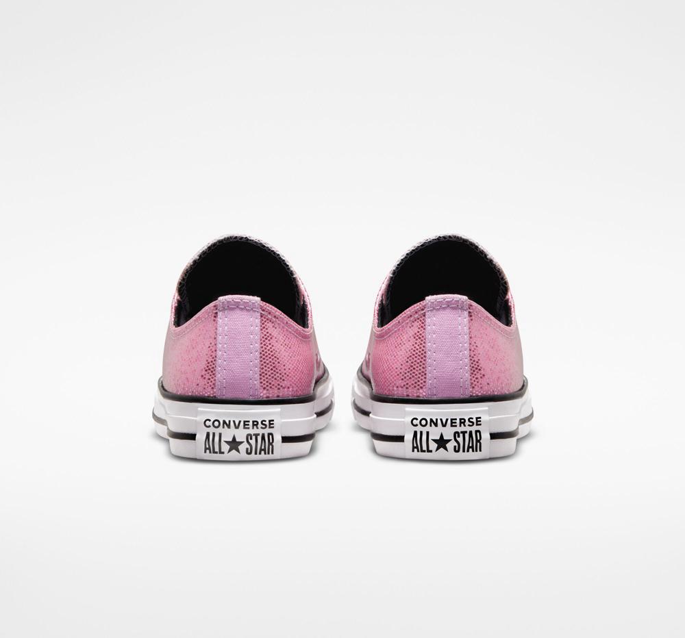 Pink / Beyond Pink / Black Girls' Converse Chuck Taylor All Star Glitter Big Kids Low Tops  India |  UYEH-76802