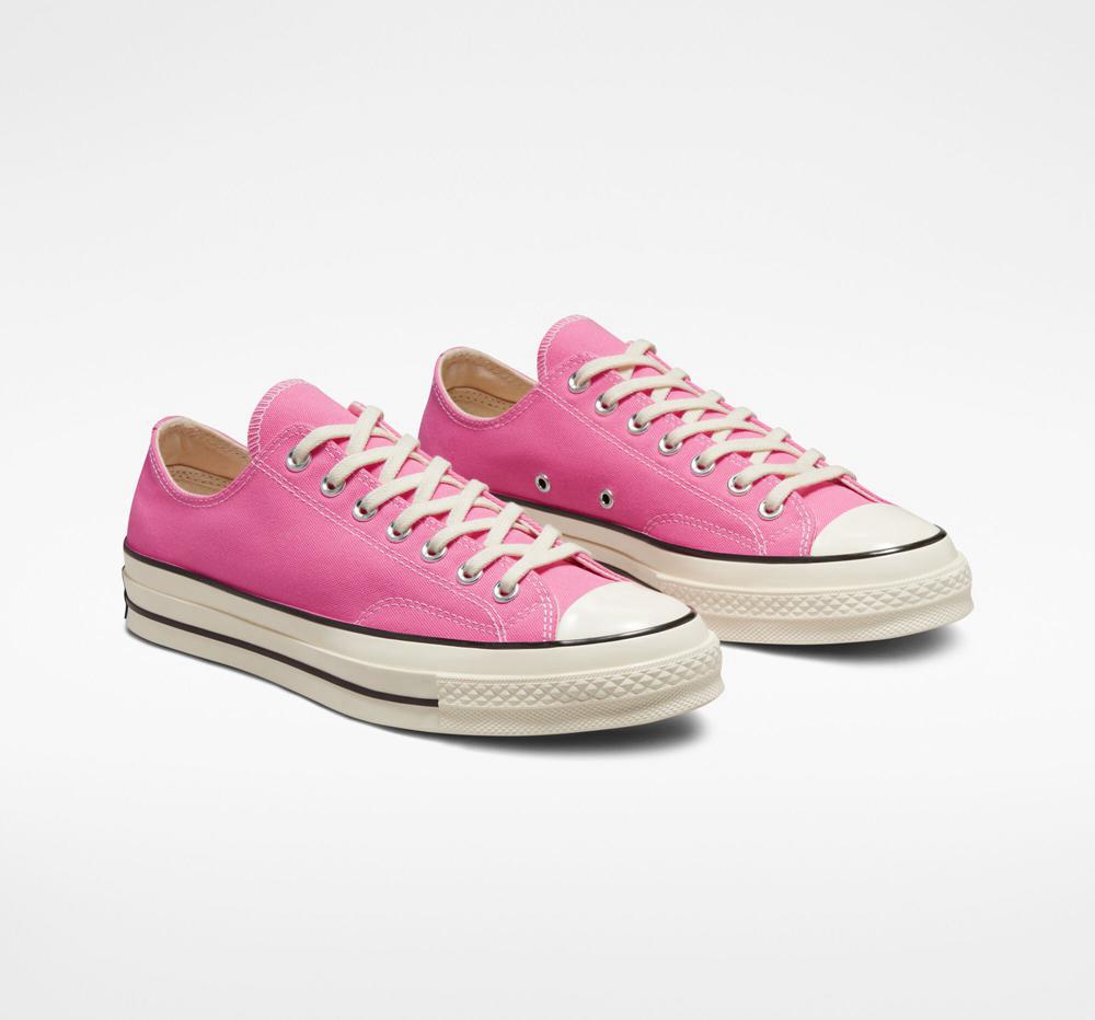 Pink / Egret / Black Men's Converse Chuck 70 Vintage Canvas Unisex Low Tops  India |  EIQB-31569