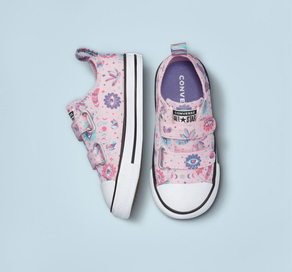 Pink Foam / Slate Lilac Boys' Converse Chuck Taylor All Star Easy On Mystic Gems Toddler Low Tops  India |  RNFG-56839