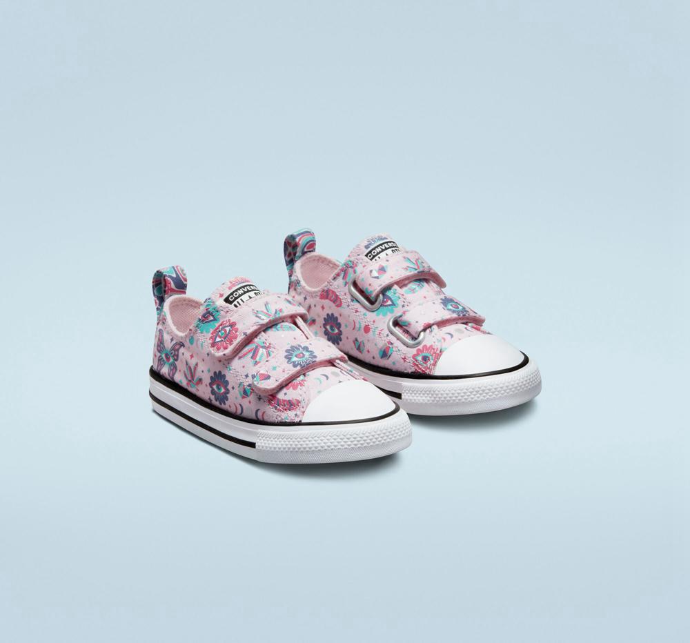 Pink Foam / Slate Lilac Boys' Converse Chuck Taylor All Star Easy On Mystic Gems Toddler Low Tops  India |  RNFG-56839