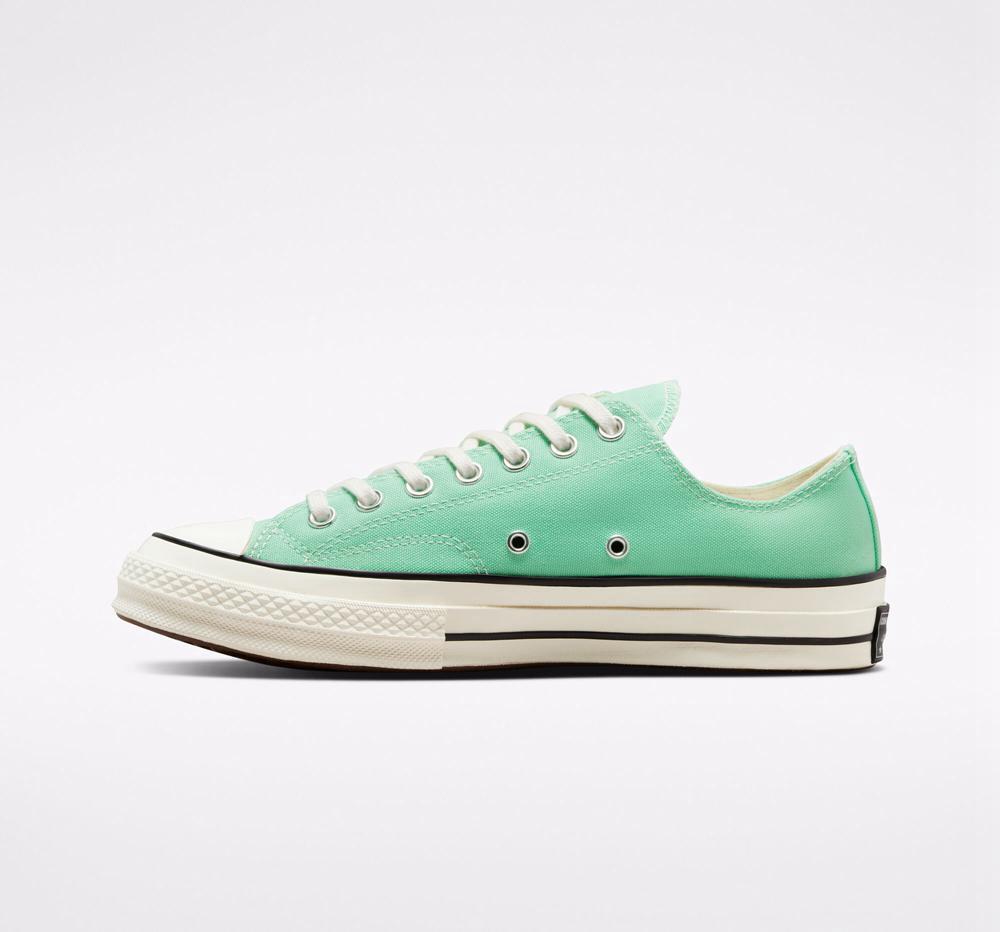 Prism Green / Egret / Black Women's Converse Chuck 70 Canvas Unisex Low Tops  India |  RZHY-64907