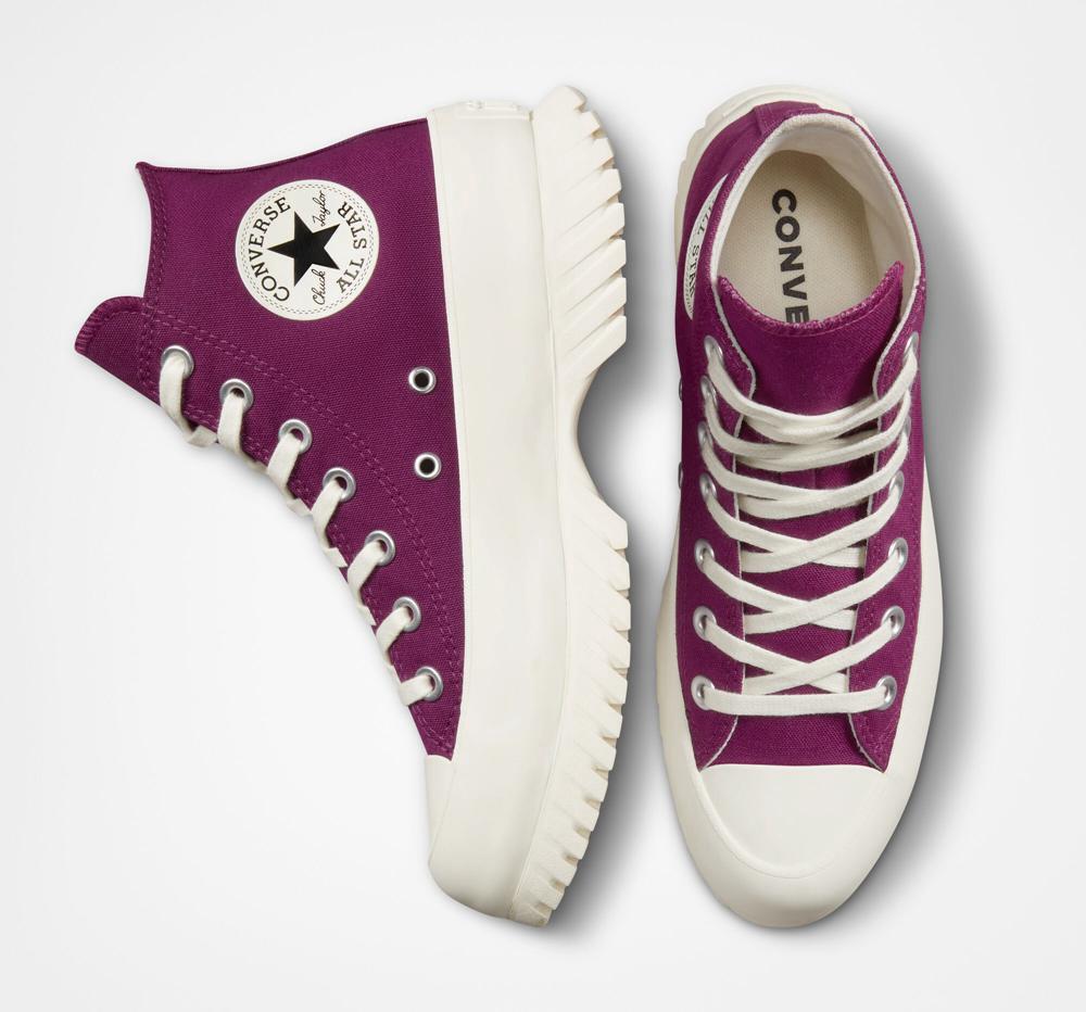 Purple Mystic Orchid / Black / Egret Men's Converse Chuck Taylor All Star Lugged 2.0 Unisex Boots  India |  LSCZ-83105