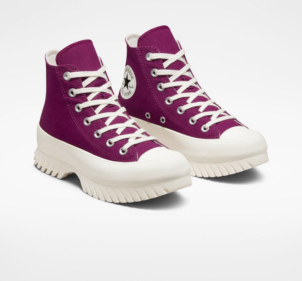 Purple Mystic Orchid / Black / Egret Men's Converse Chuck Taylor All Star Lugged 2.0 Unisex Boots  India |  LSCZ-83105