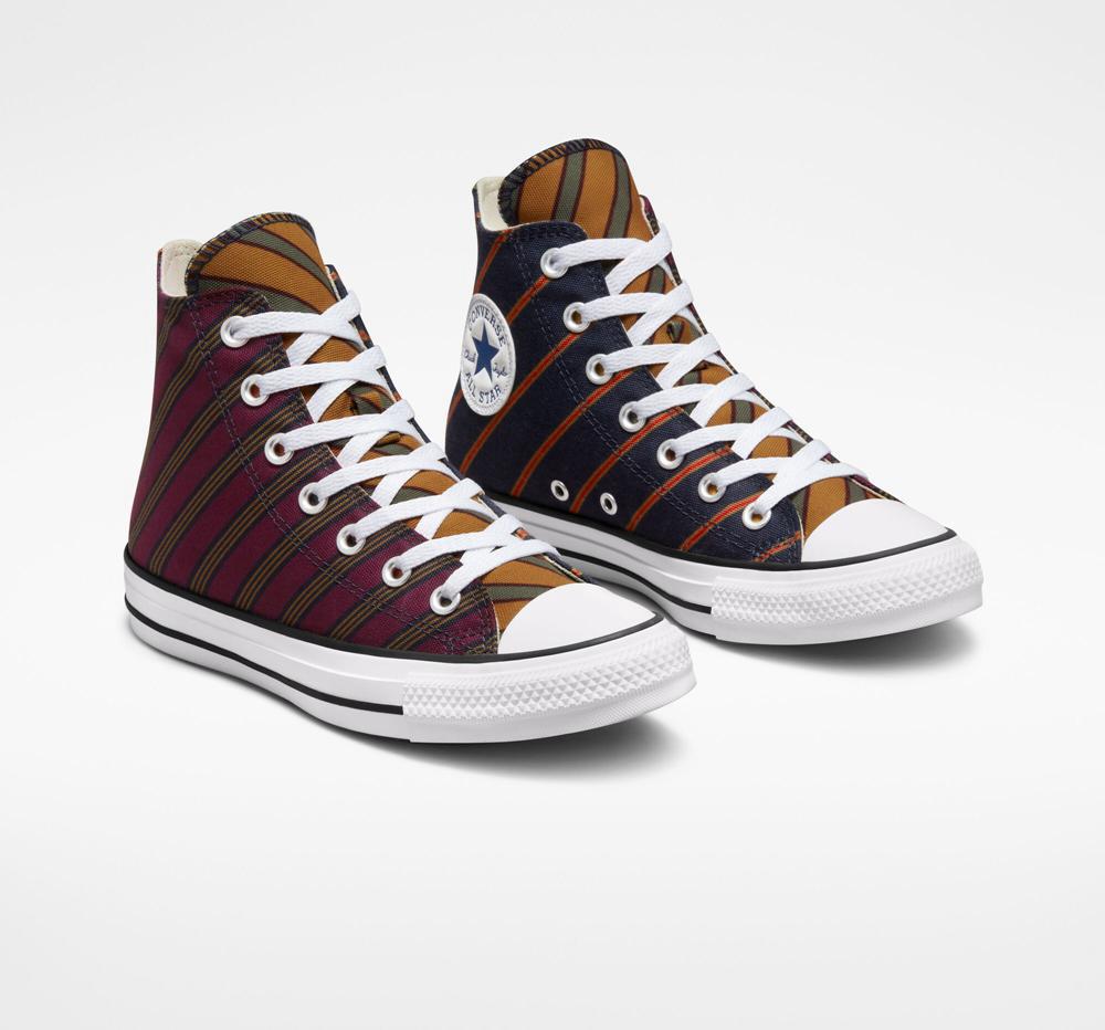 Purple Obsidian / Deep Bordeaux Men's Converse Chuck Taylor All Star Twisted Classics Unisex High Tops  India |  YUVW-42508