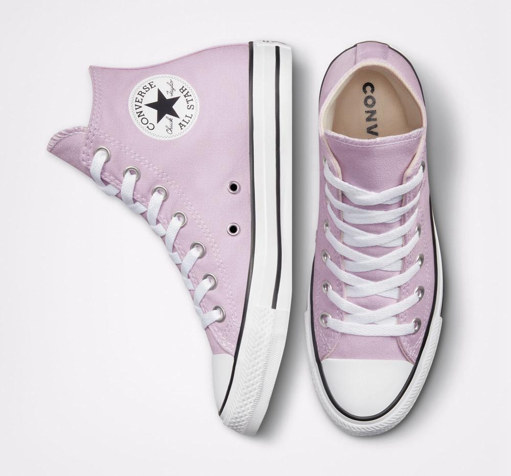 Purple Pale Amethyst Men's Converse Chuck Taylor All Star Seasonal Color Unisex High Tops  India |  IZDY-48710