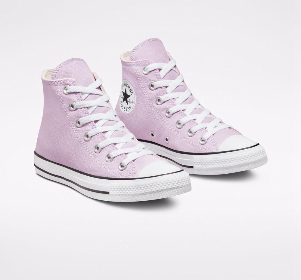 Purple Pale Amethyst Men's Converse Chuck Taylor All Star Seasonal Color Unisex High Tops  India |  IZDY-48710