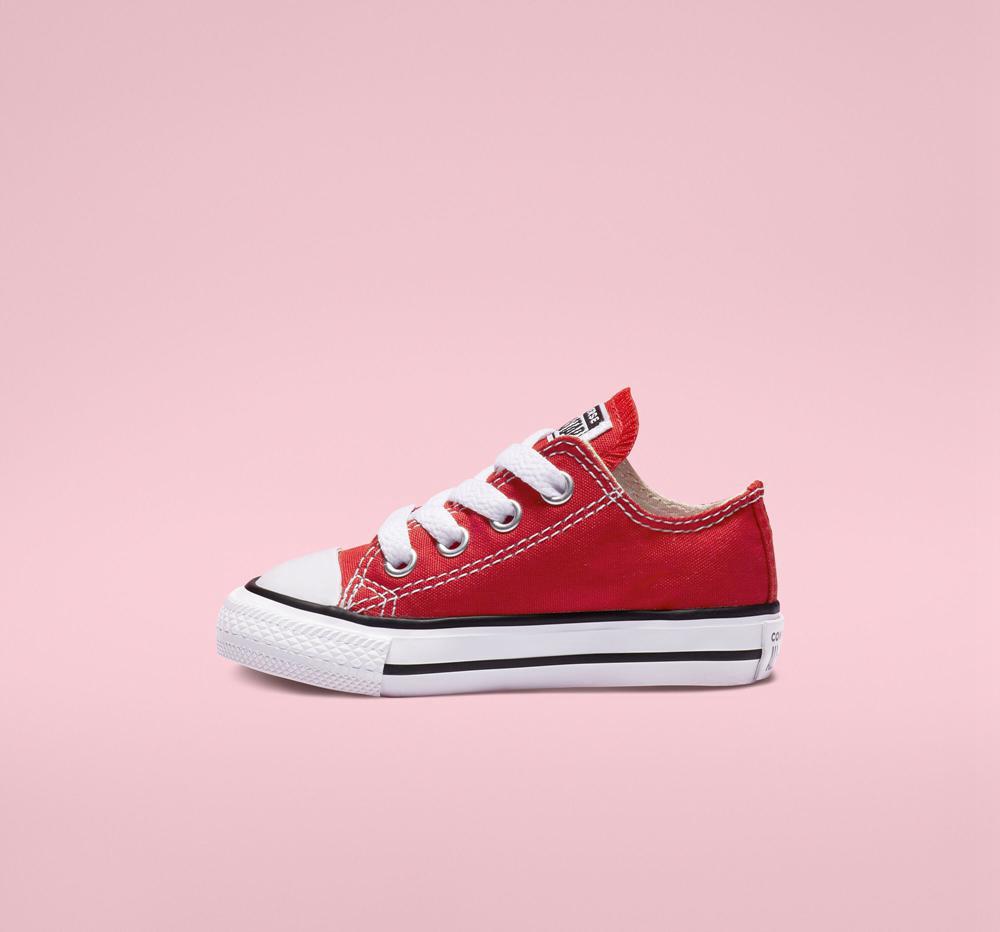 Red Boys' Converse Chuck Taylor All Star Classic Toddler Low Tops  India |  NYTB-38794