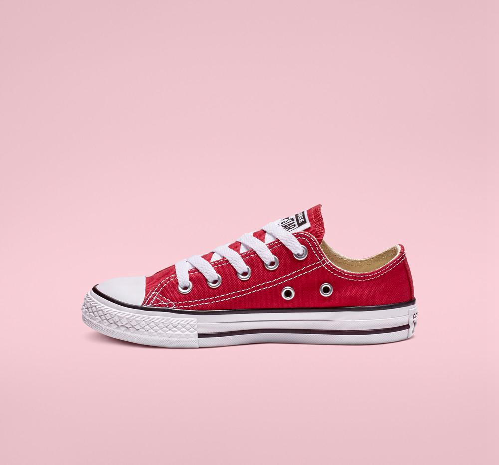 Red Boys' Converse Chuck Taylor All Star Classic Little Kids Low Tops  India |  XWBR-36245