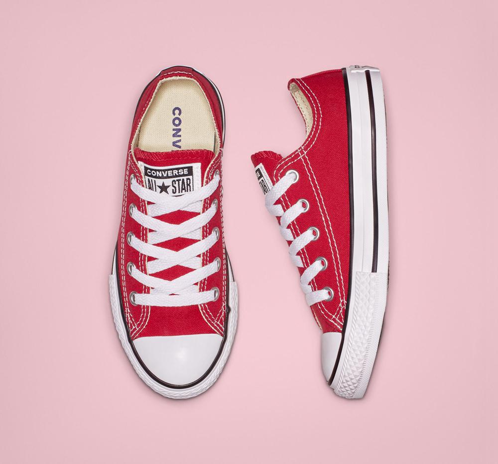 Red Boys' Converse Chuck Taylor All Star Classic Little Kids Low Tops  India |  XWBR-36245