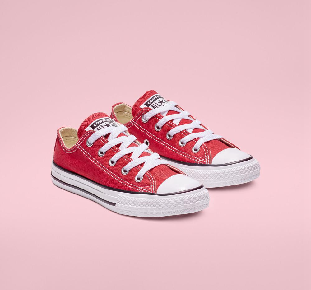 Red Boys' Converse Chuck Taylor All Star Classic Little Kids Low Tops  India |  XWBR-36245