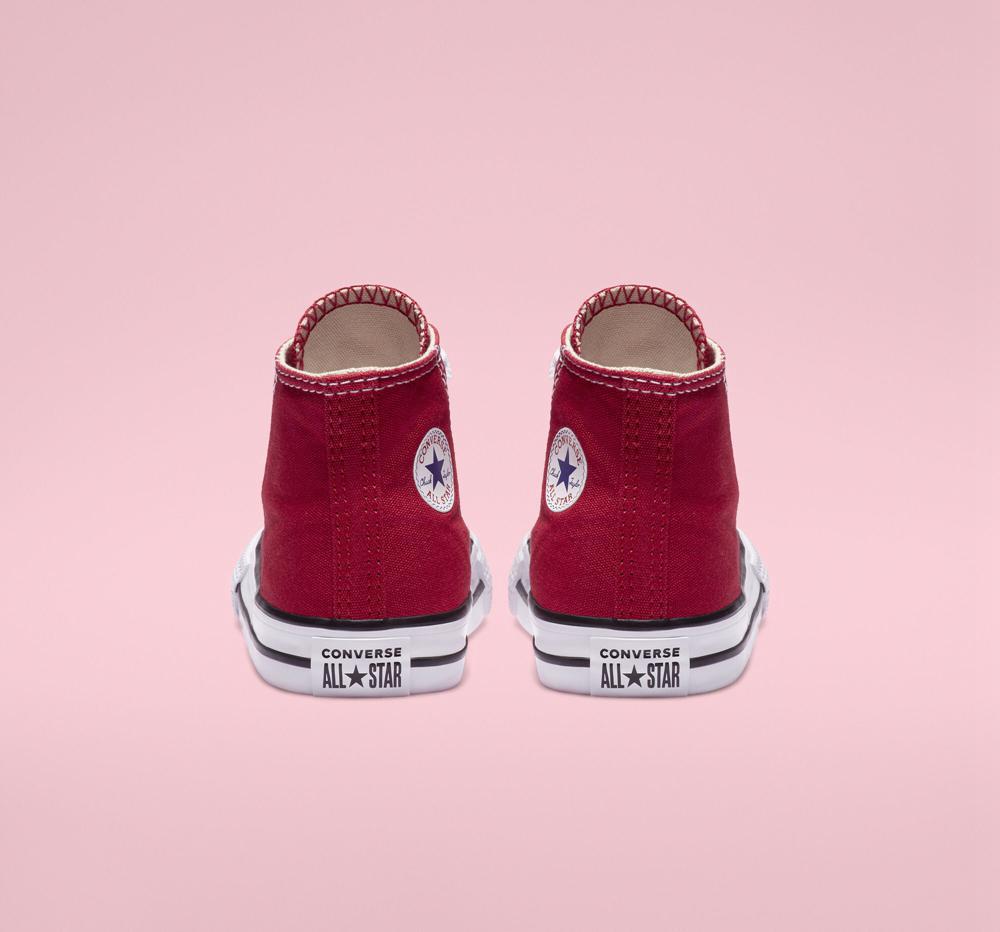 Red Girls' Converse Chuck Taylor All Star Classic Toddler High Tops  India |  IUQD-54129