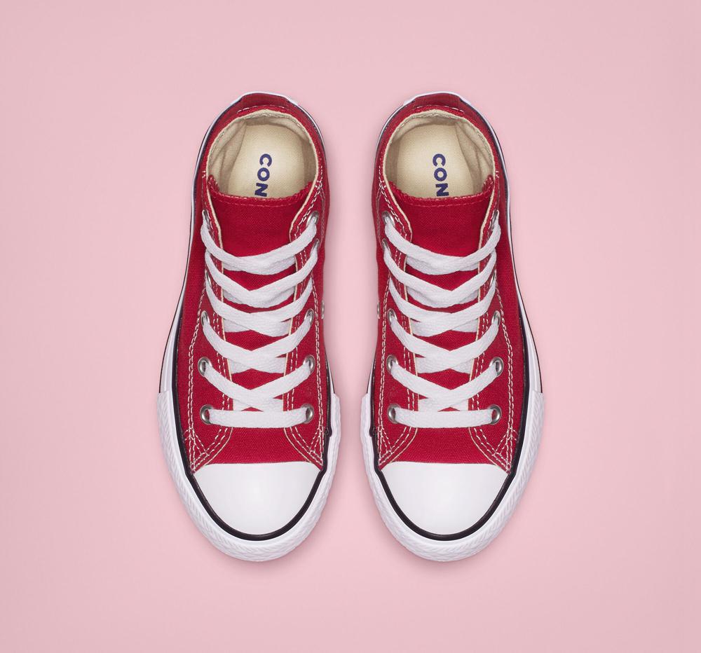 Red Girls' Converse Chuck Taylor All Star Classic Little Kids High Tops  India |  QRSH-19826