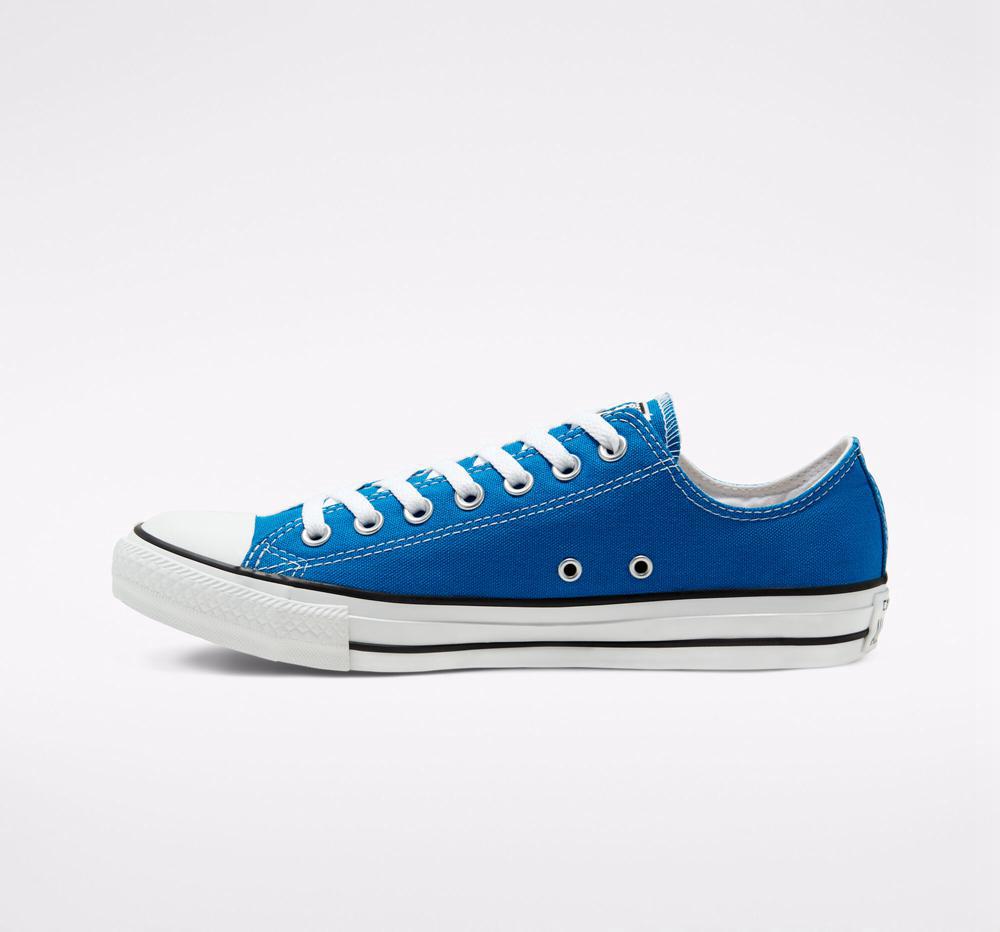 Snorkel Blue Men's Converse Chuck Taylor All Star Seasonal Color Unisex Low Tops  India |  ANOH-60924