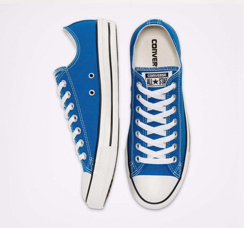 Snorkel Blue Men's Converse Chuck Taylor All Star Seasonal Color Unisex Low Tops  India |  ANOH-60924