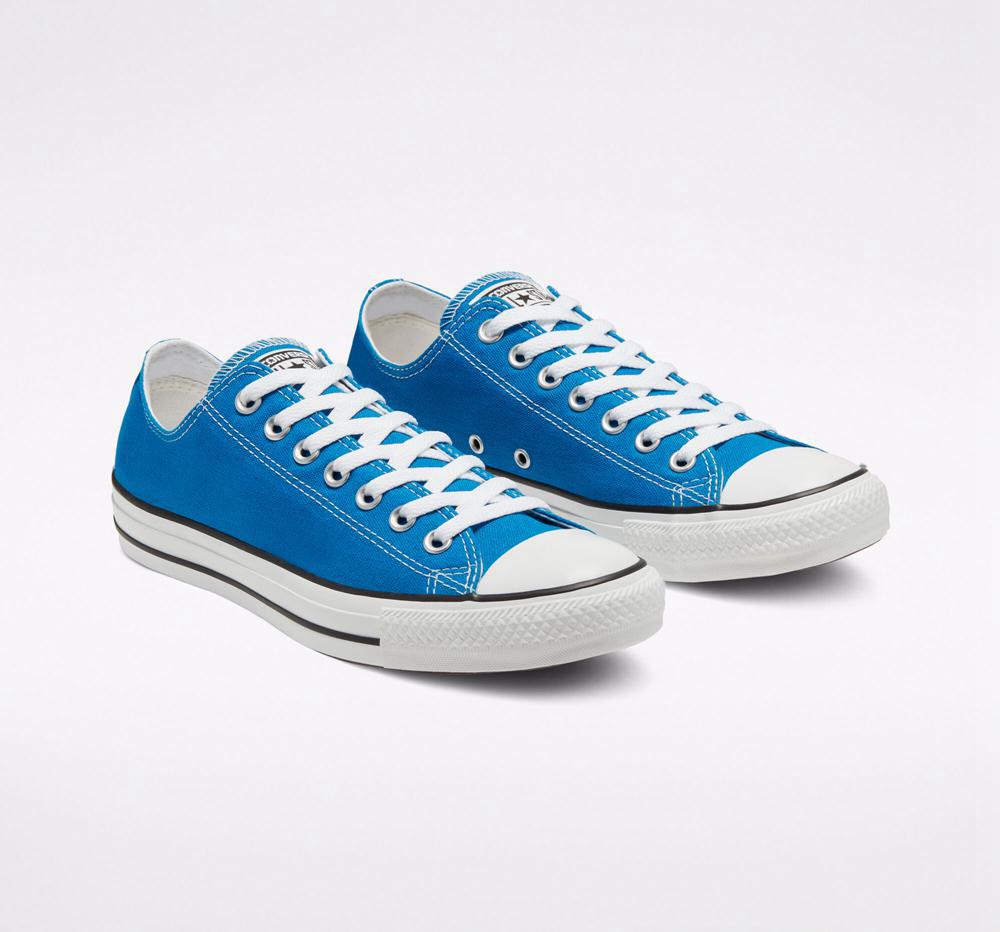 Snorkel Blue Men's Converse Chuck Taylor All Star Seasonal Color Unisex Low Tops  India |  ANOH-60924