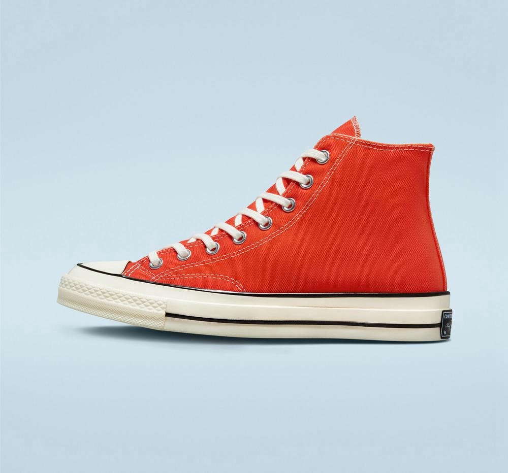 Torch Red Men's Converse Chuck 70 Canvas Seasonal Color Unisex High Tops  India |  GMYF-79538