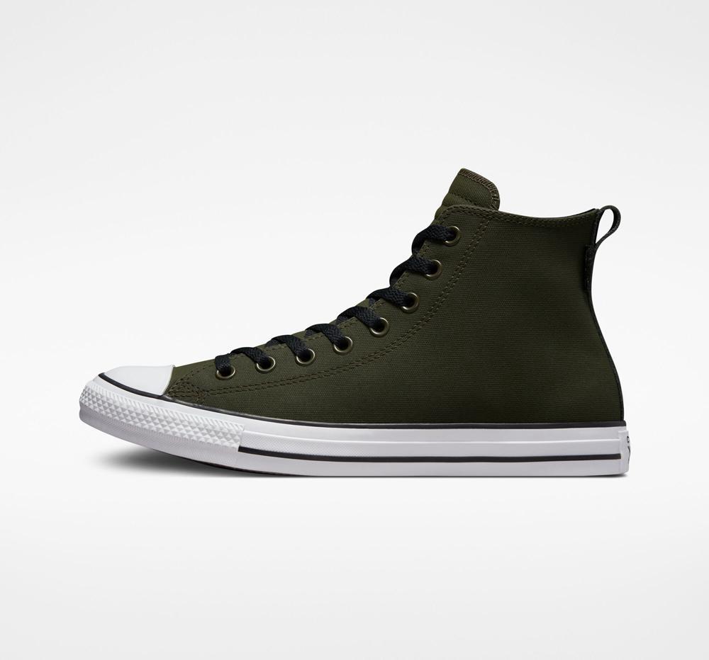 Utility Green / White / Black Men's Converse Chuck Taylor All Star Tectuff Unisex Boots  India |  DAYG-85061