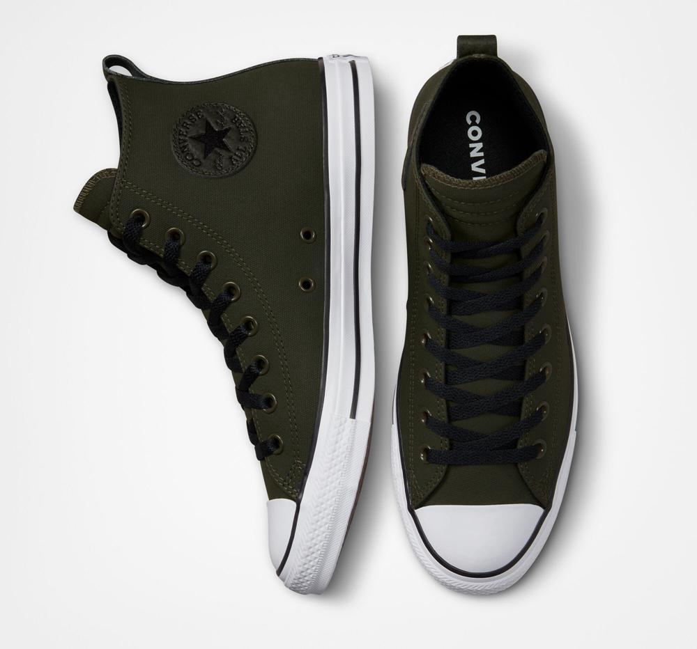 Utility Green / White / Black Men's Converse Chuck Taylor All Star Tectuff Unisex Boots  India |  DAYG-85061