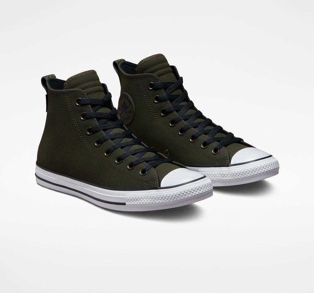 Utility Green / White / Black Men's Converse Chuck Taylor All Star Tectuff Unisex Boots  India |  DAYG-85061