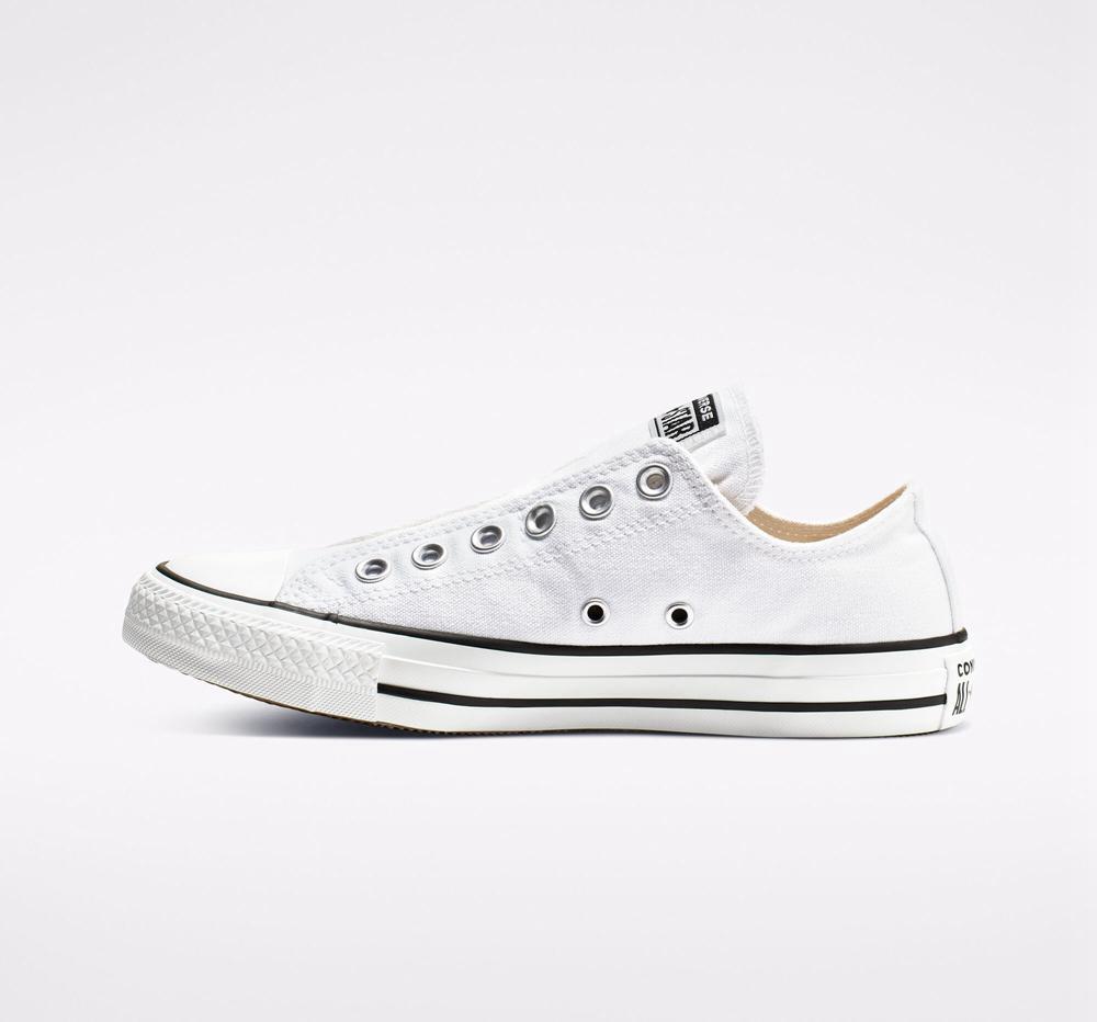 White / Black / White Men's Converse Chuck Taylor All Star Slip Unisex Low Tops  India |  FURE-26471