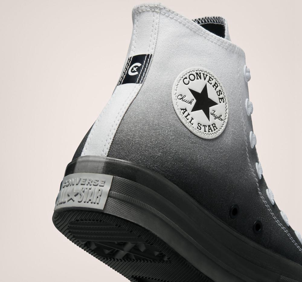 White / Black / White Men's Converse Chuck Taylor All Star Cx Gradient Unisex High Tops  India |  UOGB-71850