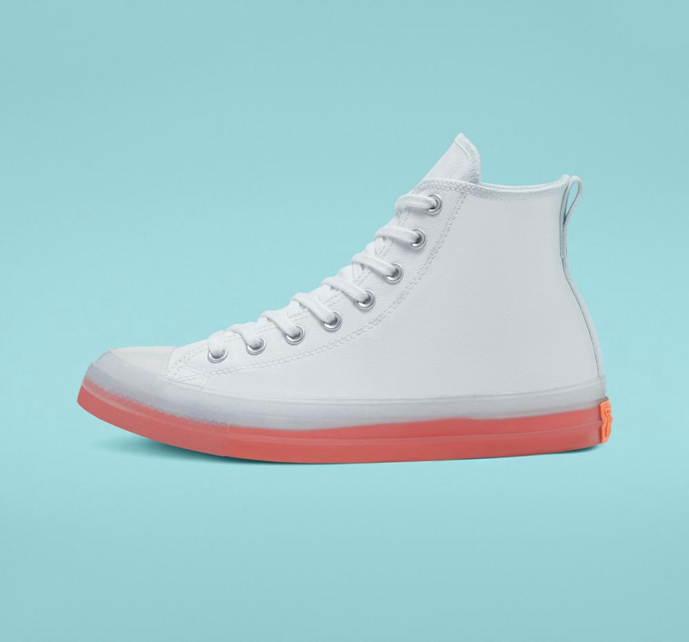 White / Clear / Wild Mango Women's Converse Chuck Taylor All Star Cx Unisex High Tops  India |  TVGQ-16342