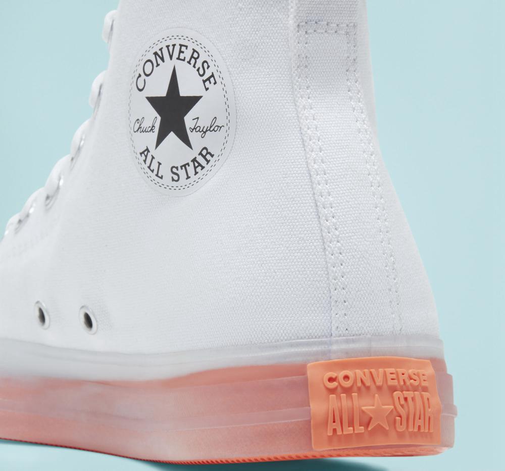 White / Clear / Wild Mango Women's Converse Chuck Taylor All Star Cx Unisex High Tops  India |  TVGQ-16342