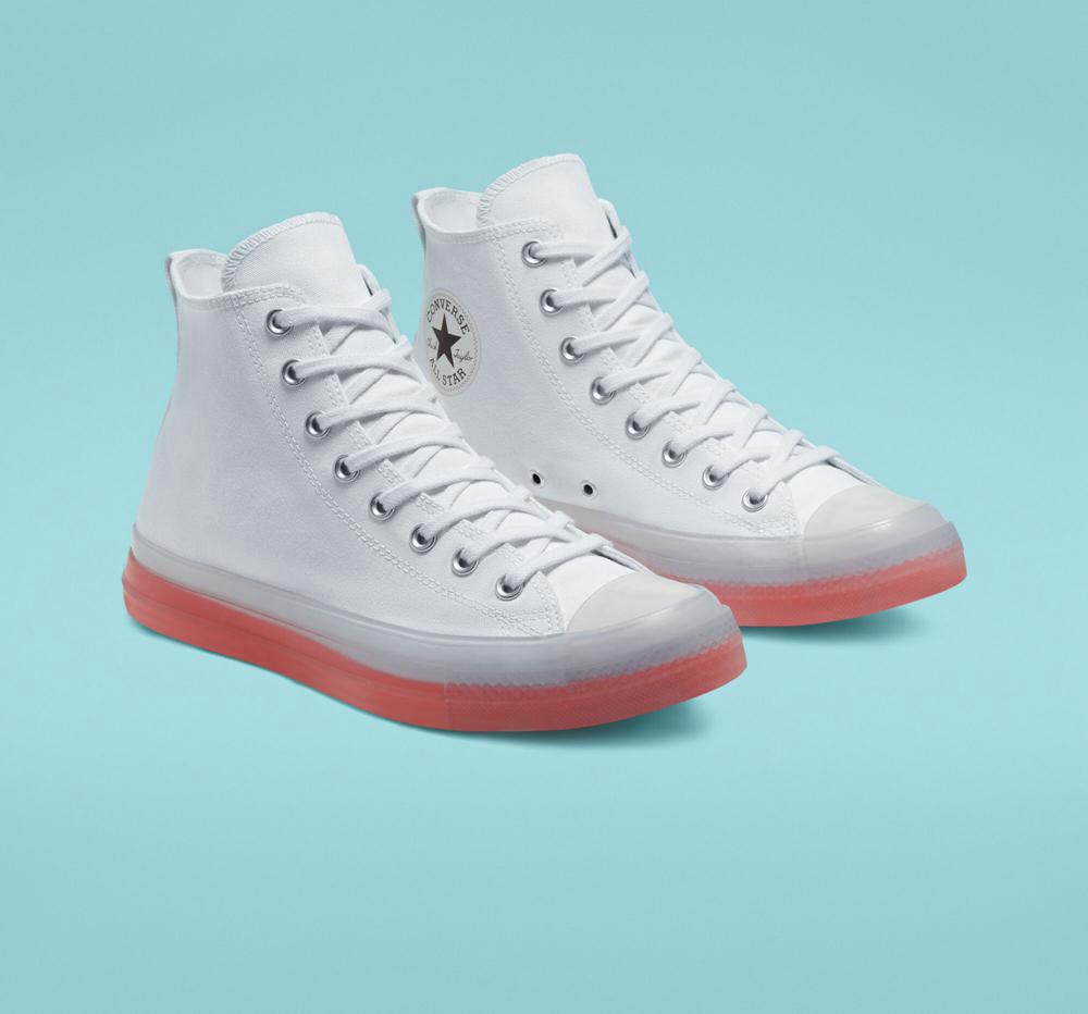 White / Clear / Wild Mango Women's Converse Chuck Taylor All Star Cx Unisex High Tops  India |  TVGQ-16342