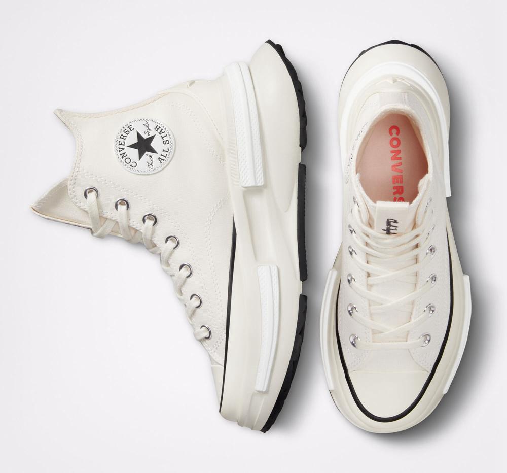 White Egret / Black / White Men's Converse Run Star Legacy Cx Unisex High Tops  India |  CNFW-26314