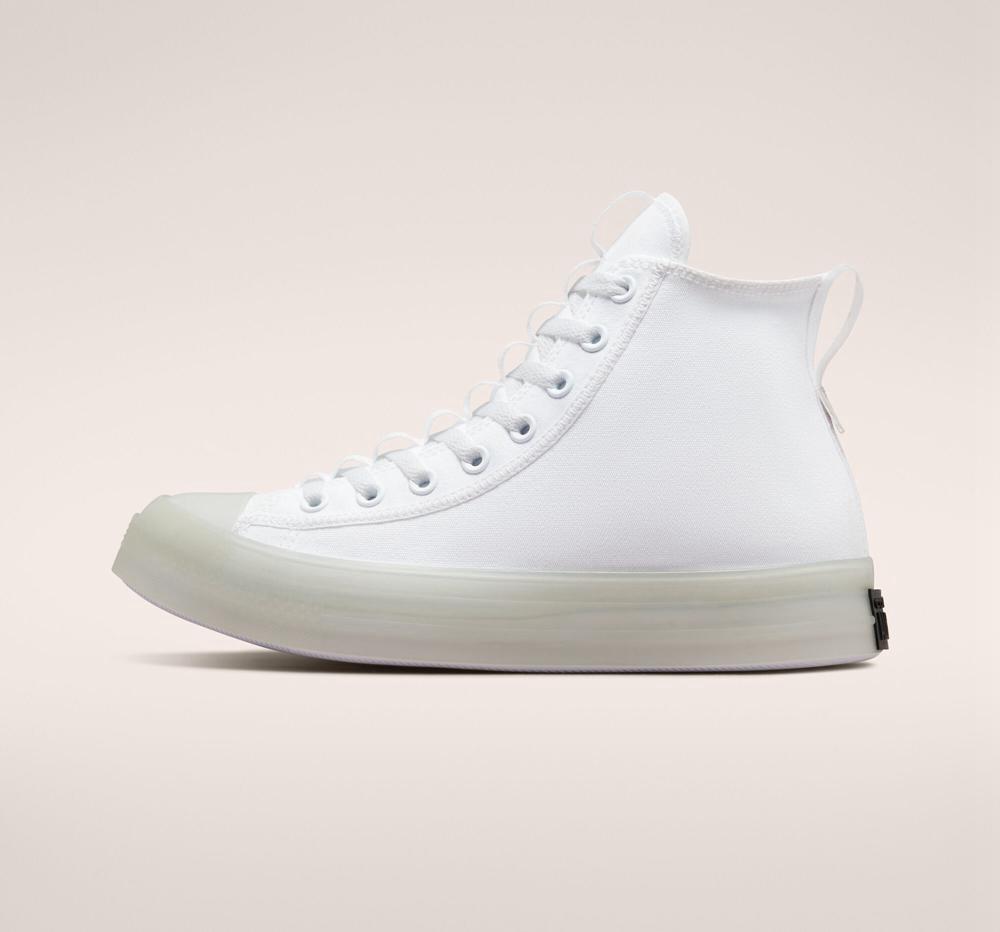 White / White / Black Men's Converse Chuck Taylor All Star Cx Explore Unisex High Tops  India |  MSNE-85321