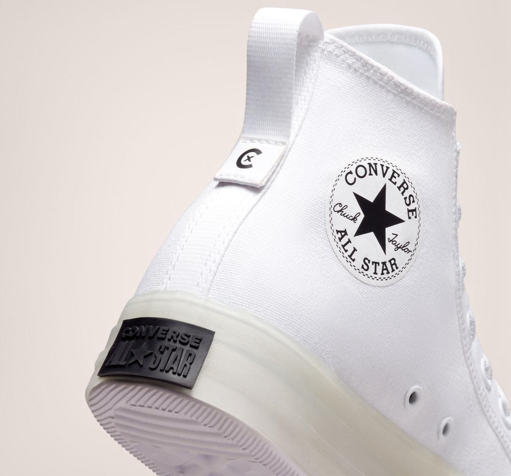 White / White / Black Men's Converse Chuck Taylor All Star Cx Explore Unisex High Tops  India |  MSNE-85321