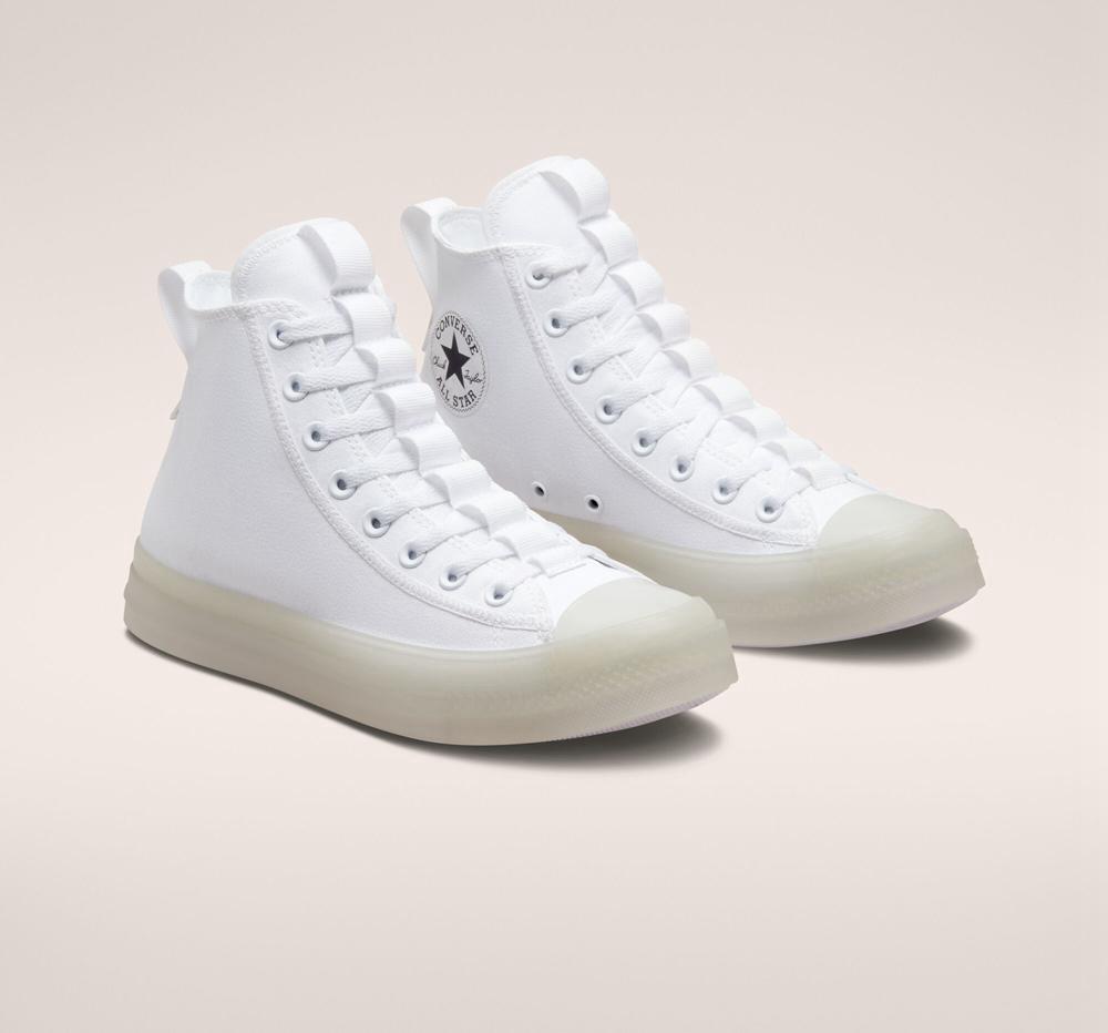 White / White / Black Men's Converse Chuck Taylor All Star Cx Explore Unisex High Tops  India |  MSNE-85321